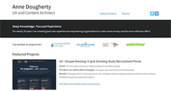 Desktop Screenshot of annedougherty.com